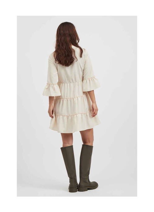 Rochie scurtă bej VILA femeie