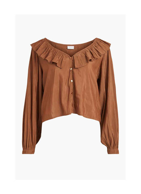 Cămașă maro VILA femeie