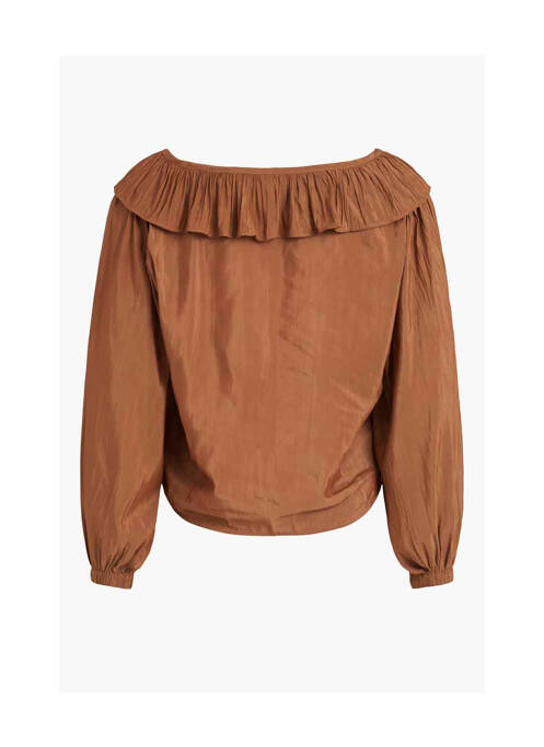 Cămașă maro VILA femeie