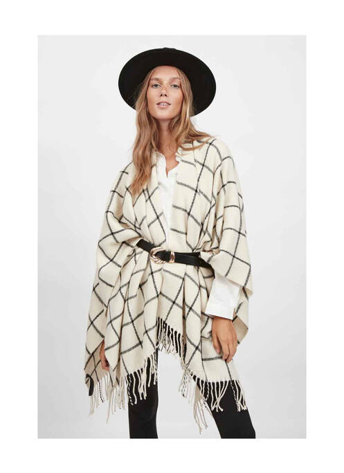 Poncho bej VILA femeie