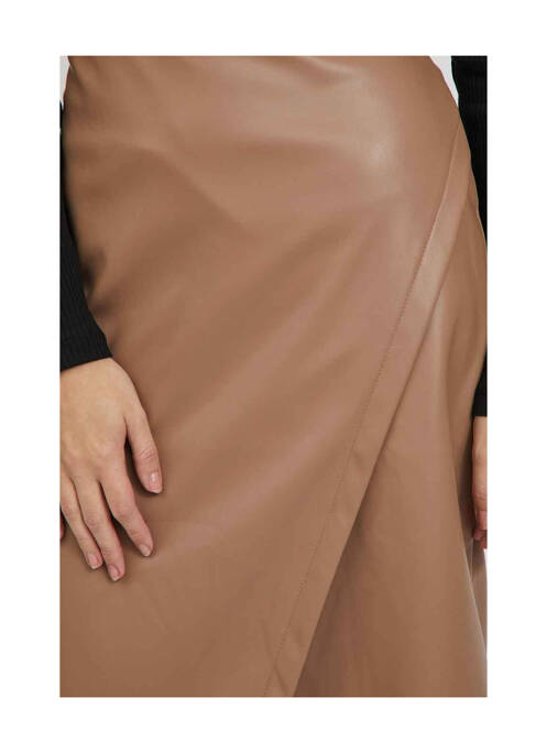 Fustă midi bej VILA femeie