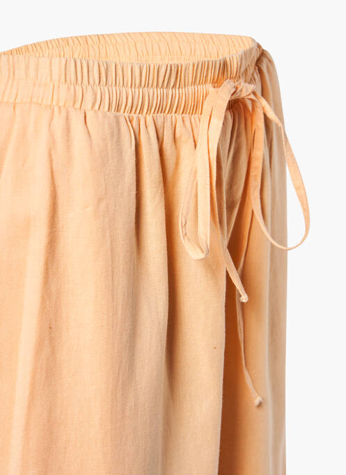 Pantalon larg portocaliu VILA femeie