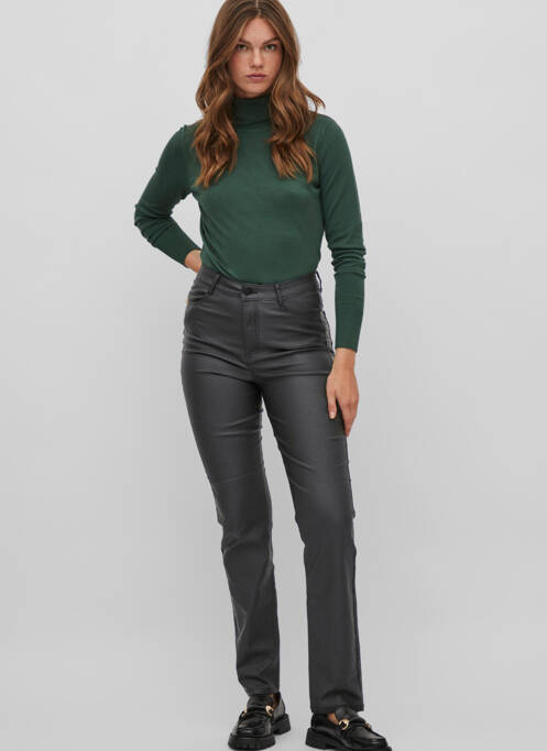 Blugi cu croială slim negru VILA femeie