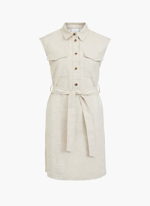 Rochie scurtă bej VILA femeie