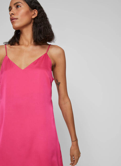 Rochie lungă roz VILA femeie