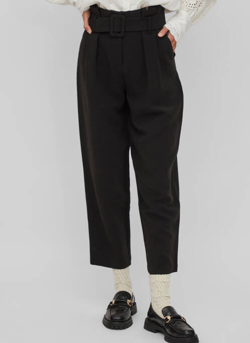 Pantalon trei sferturi negru VILA ROUGE femeie