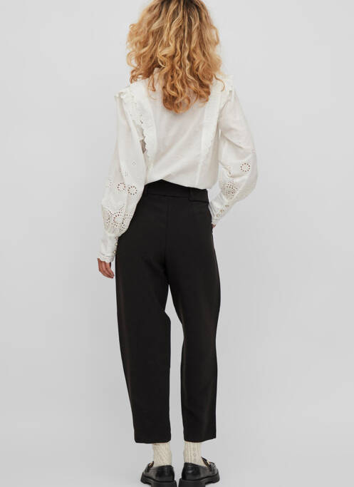 Pantalon trei sferturi negru VILA ROUGE femeie