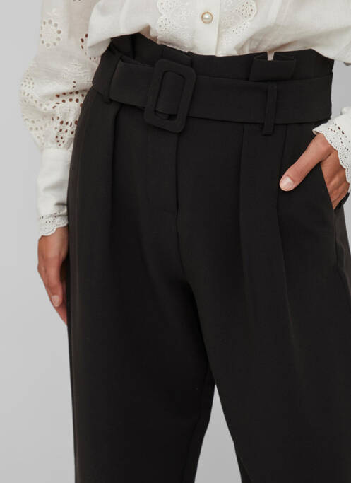 Pantalon trei sferturi negru VILA ROUGE femeie