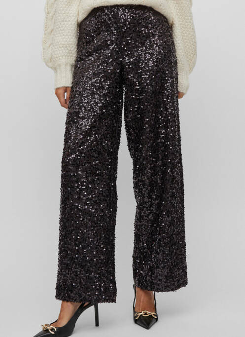 Pantalon drept negru VILA ROUGE femeie