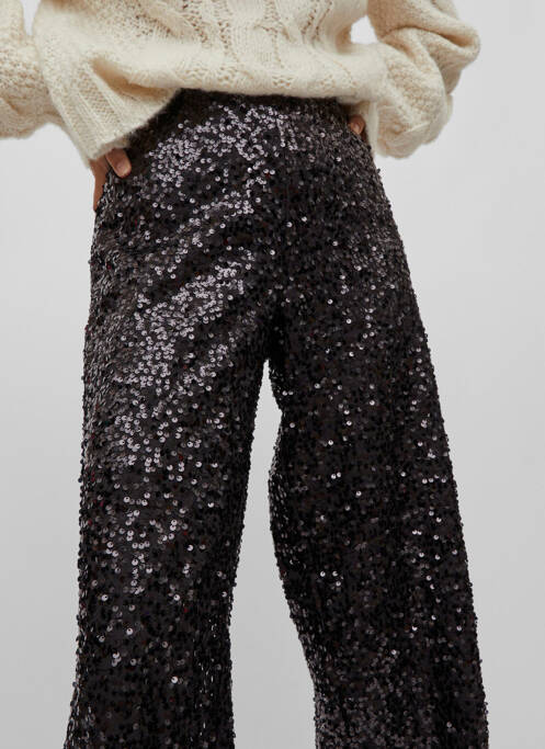 Pantalon drept negru VILA ROUGE femeie