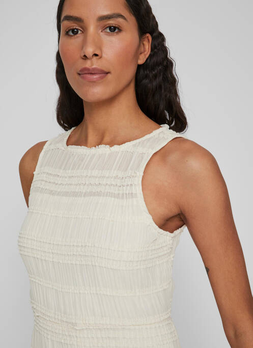 Rochie lungă bej VILA femeie