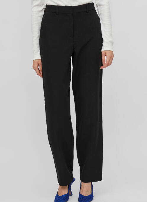 Pantalon drept negru VILA femeie