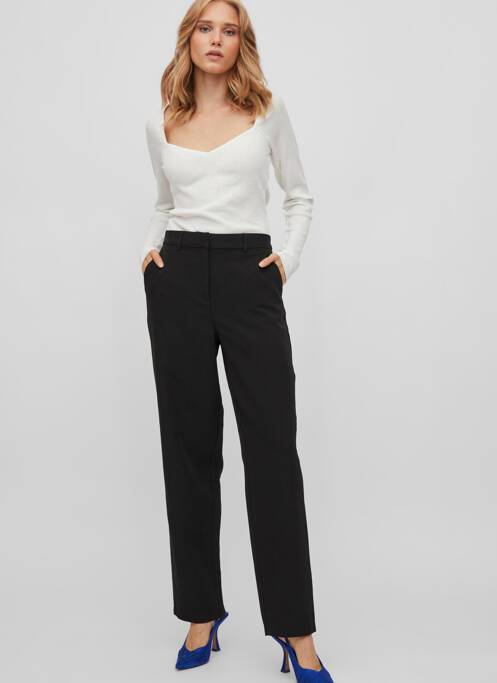 Pantalon drept negru VILA femeie