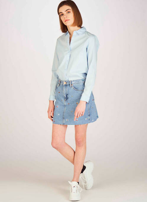 Cămașă albastru JACQUELINE DE YONG femeie