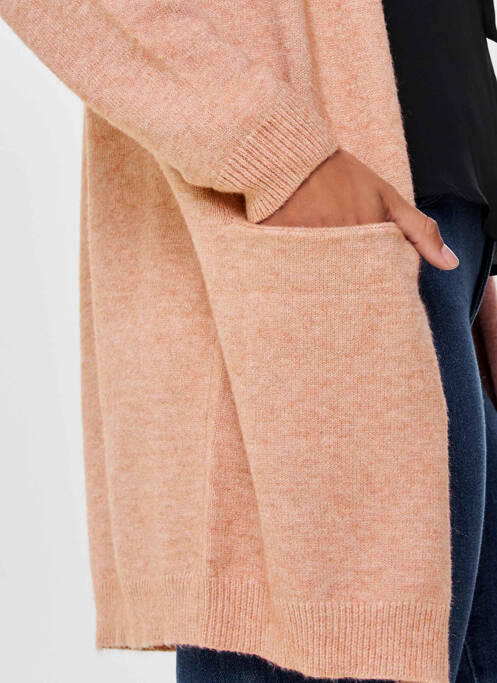 Vestă cu mâneci lungi roz ONLY femeie