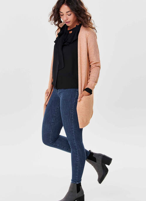 Vestă cu mâneci lungi roz ONLY femeie