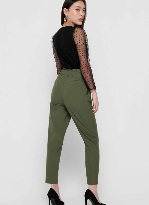 Pantalon slim verde ONLY femeie