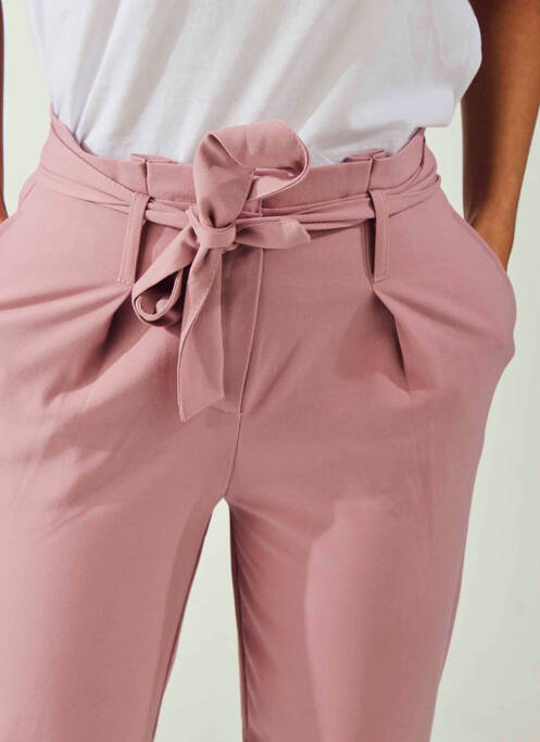 Pantalon slim roz ONLY femeie