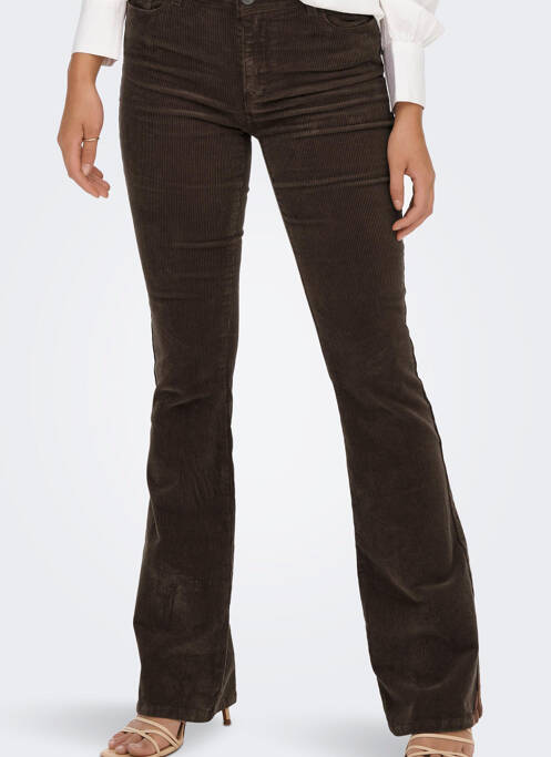 Pantalon drept maro ONLY femeie