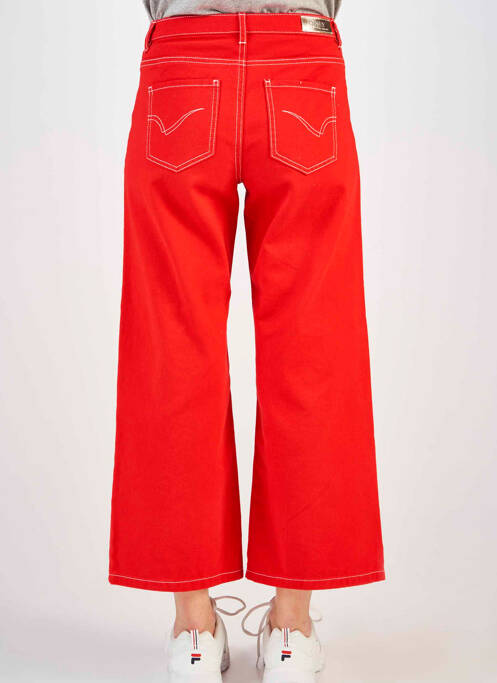 Pantalon evazat roșu ONLY femeie