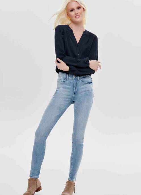 Blugi skinny albastru JACQUELINE DE YONG femeie