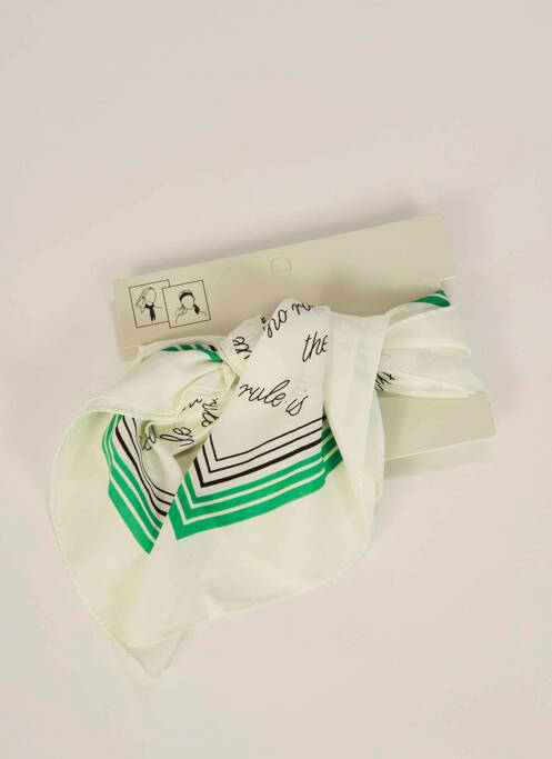 Eșarfă verde ONLY femeie