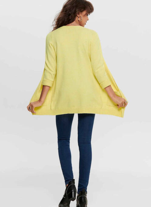 Vestă cu mâneci lungi galben ONLY femeie