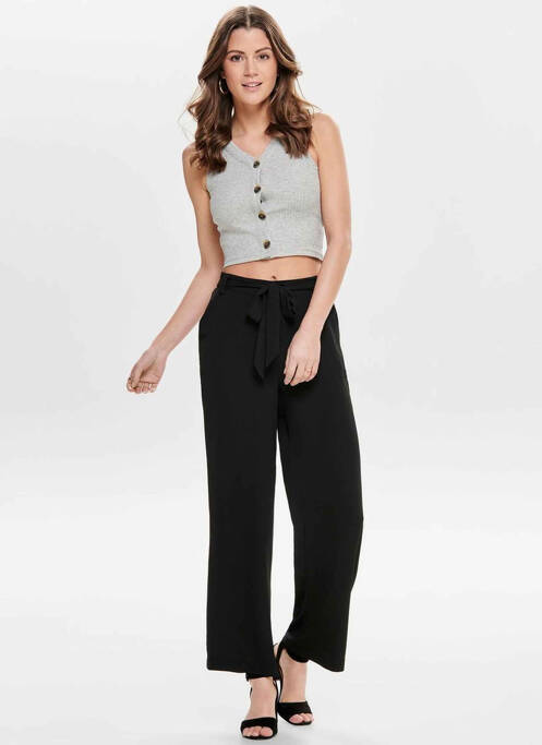 Pantalon evazat negru ONLY femeie