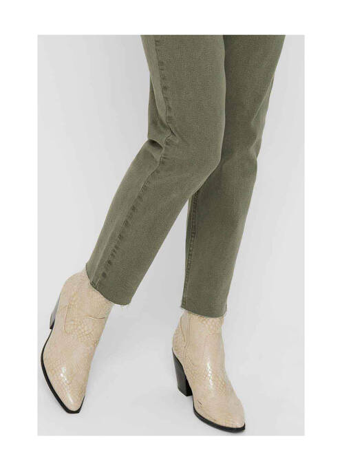 Blugi cu croială slim verde ONLY femeie