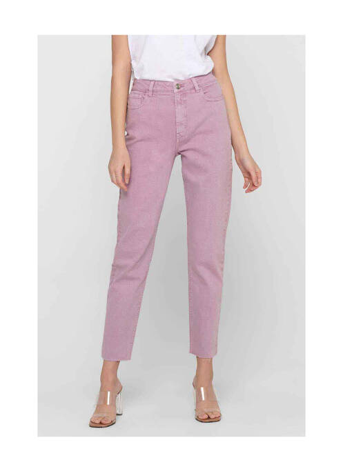 Blugi croială Mom violet ONLY femeie