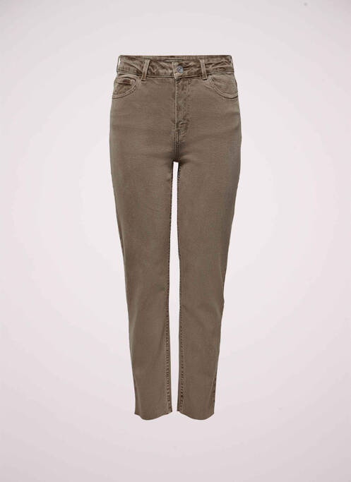 Blugi croială Mom bej ONLY femeie