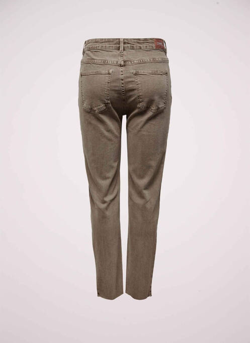 Blugi croială Mom bej ONLY femeie