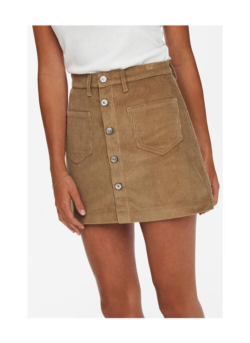 Fustă scurtă bej ONLY femeie