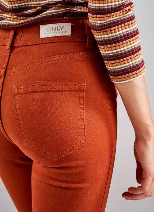 Blugi skinny maro ONLY femeie