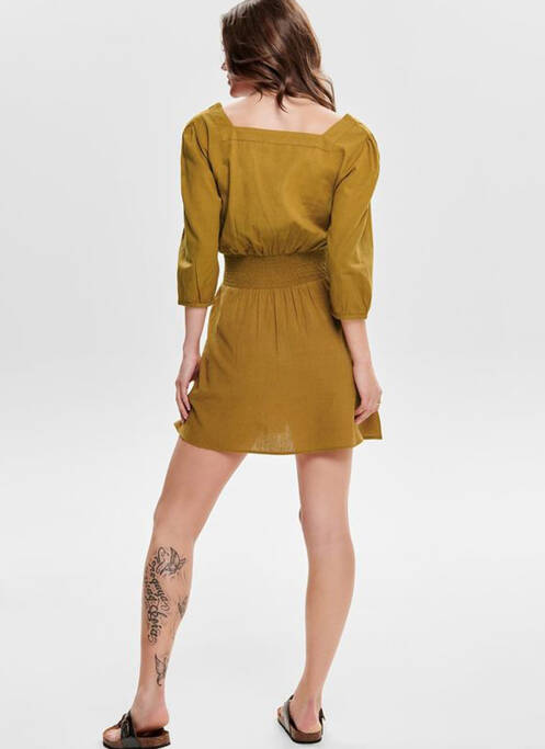 Rochie scurtă maro ONLY femeie