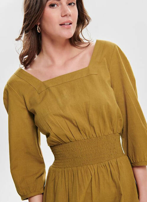 Rochie scurtă maro ONLY femeie