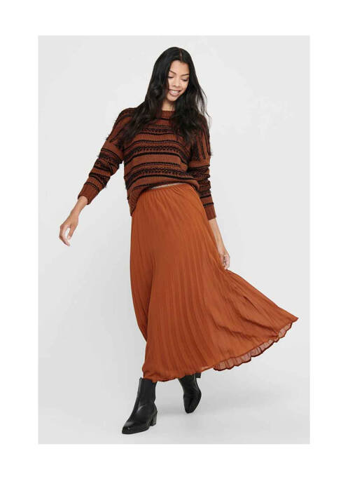 Fustă lungă maro ONLY femeie