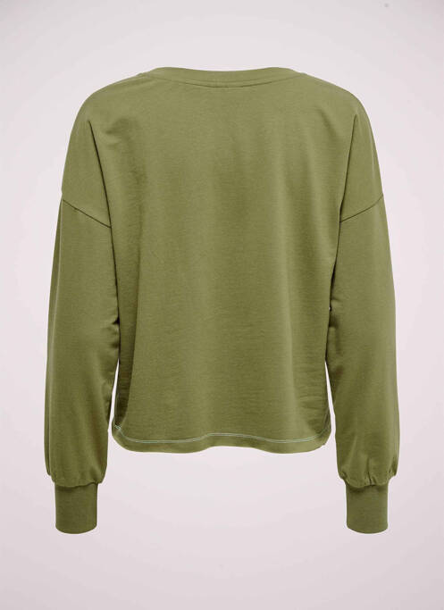 Hanorac verde JACQUELINE DE YONG femeie