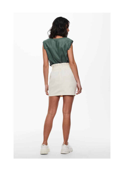 Fustă scurtă bej ONLY femeie