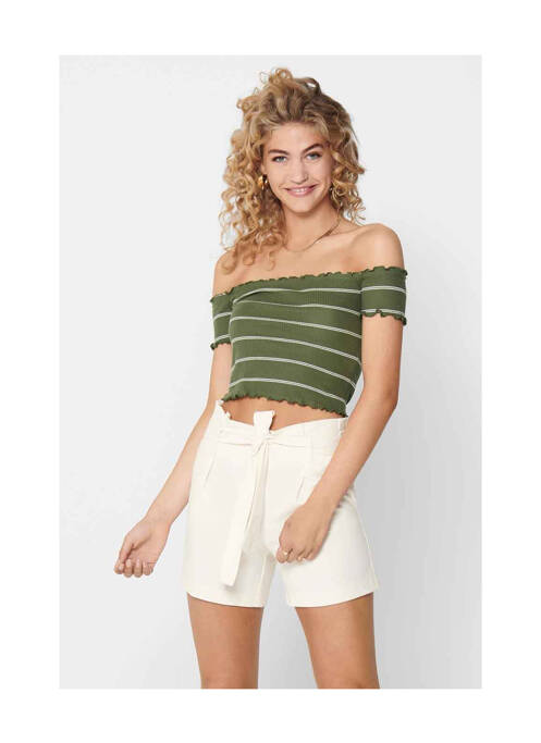 Tricou verde JACQUELINE DE YONG femeie