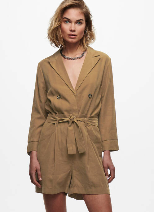 Salopetă scurtă bej ONLY femeie