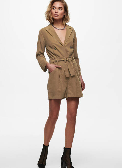 Salopetă scurtă bej ONLY femeie