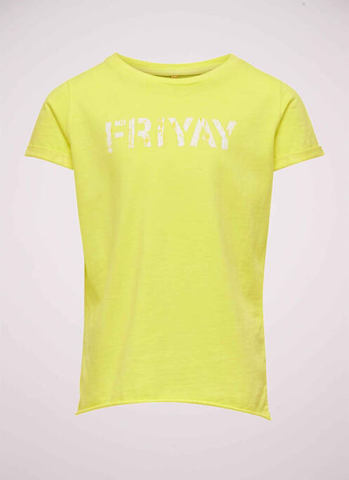 Tricou galben ONLY fată