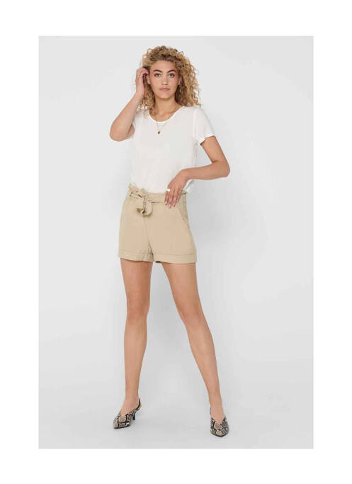 Șort bej ONLY femeie