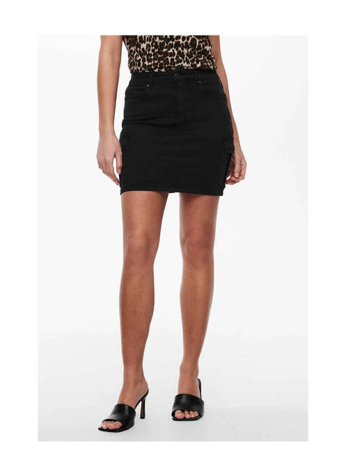 Fustă scurtă negru ONLY femeie