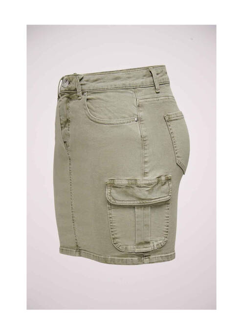 Fustă scurtă verde ONLY femeie