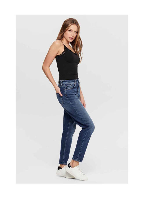 Blugi croială Mom albastru ONLY femeie