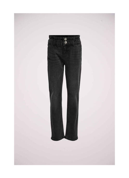 Blugi cu croială dreaptă negru ONLY fată