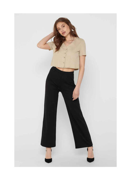 Pantalon evazat negru ONLY femeie