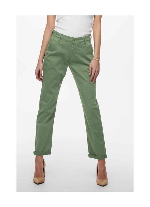 Pantalon chino albastru JACQUELINE DE YONG femeie